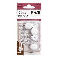 Buttons Self Cover - 15mm Birch