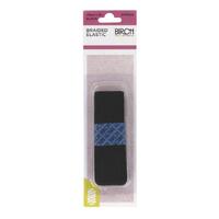 Braided Elastic 25mm x 1m Black