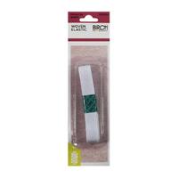 Woven Elastic 13mmx 1m white 