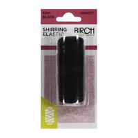 Shirring Elastic black 30m 