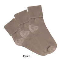 Bearfoot Tough Turn Top Anklet Socks - Fawn 3pk