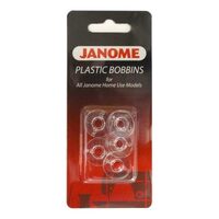 Janome Plastic Bobbins Qty 5