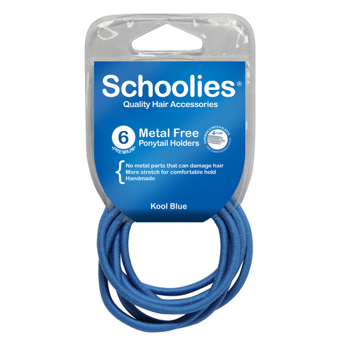 Schoolies Premium M/Free Holders 6pc Kool Blue