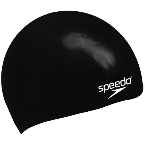Speedo Junior Moulded Silicone Cap [Black]