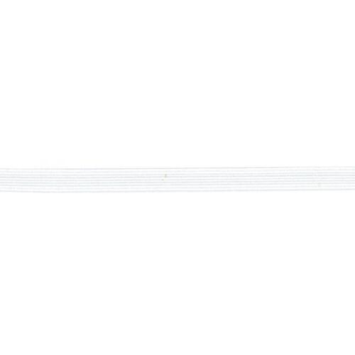 Braided Elastic 6mm x 5 m white