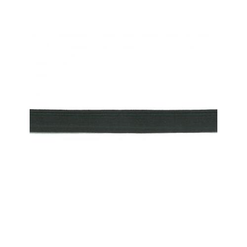 Braided Elastic 12mm x 2m Black