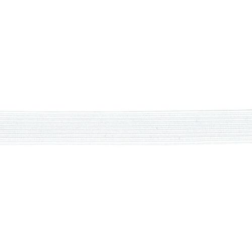 Braided Elastic 12mm x 2m White