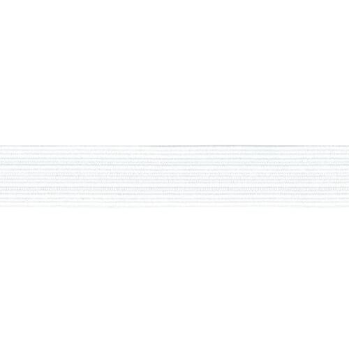 Braided Elastic 20mm x 3m white