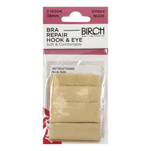 Bra Hook & Eye 38mm Nude 2 hook