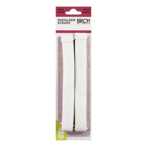 Shoulder Strap Stretch 15mm white