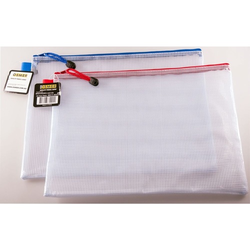 Clear Mesh Pouch [Colour: Red]