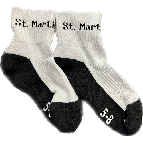 St Martin's White Socks 9-12